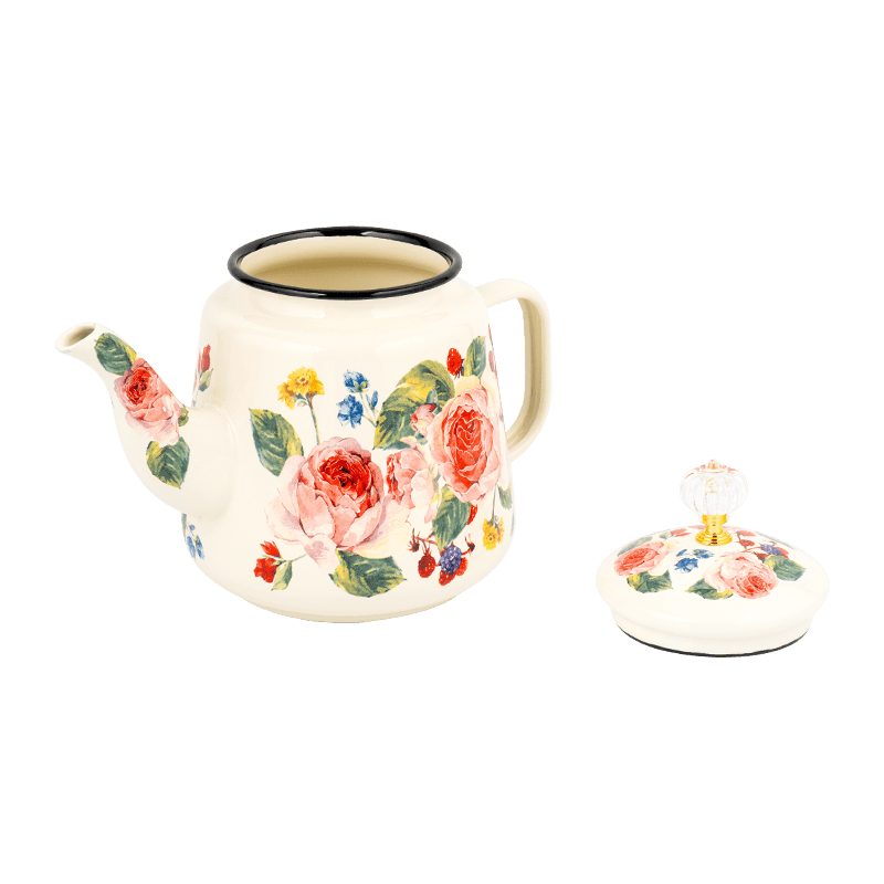 Tetera saudita impresa tk510 hervidor de esmalte