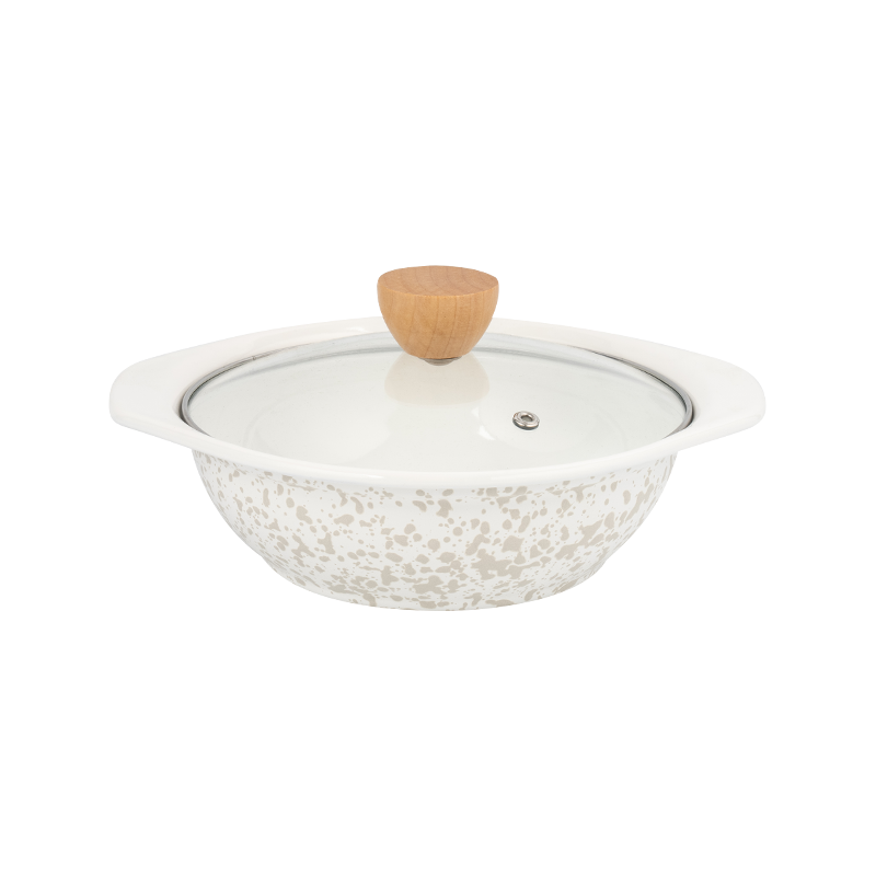 Bote en forma de esmalte