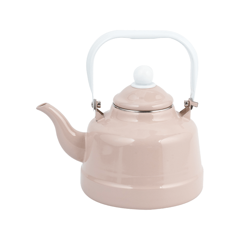 Tetera de té de esmalte tk505 diseñada por la campana