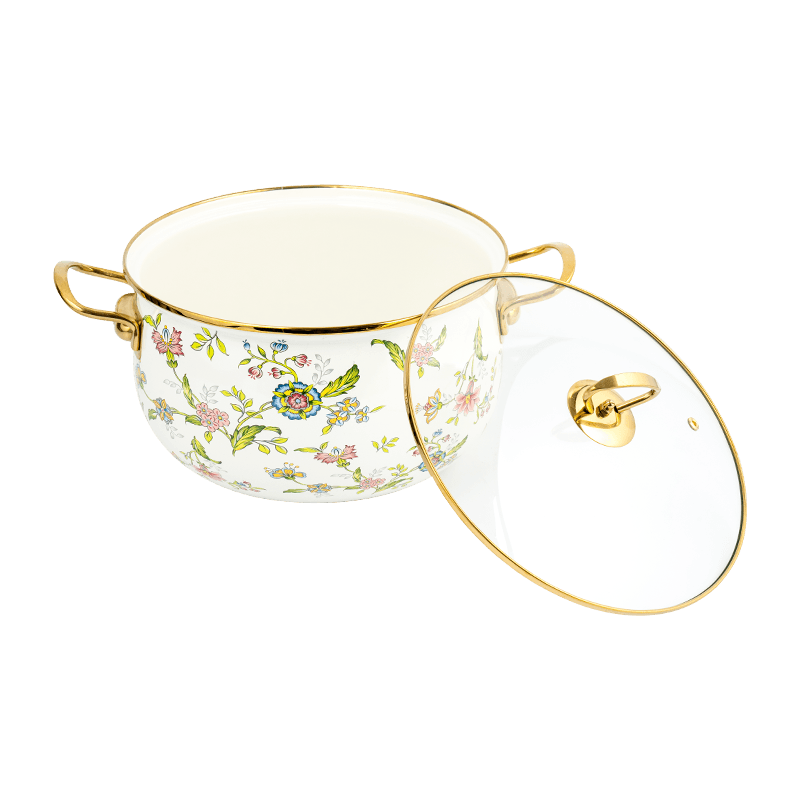 806D-5 RED RODED DE ACERO ACEARIO SIPTPOT SIMMER Pot de esmalte