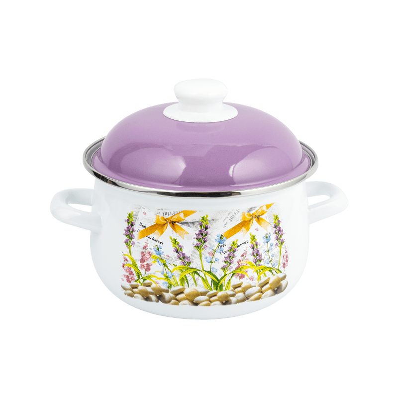 806D-5 RED RODED DE ACERO ACEARIO SIPTPOT SIMMER Pot de esmalte