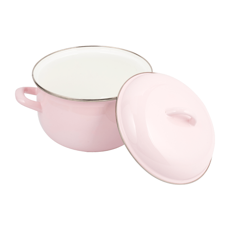 806D-5 RED RODED DE ACERO ACEARIO SIPTPOT SIMMER Pot de esmalte